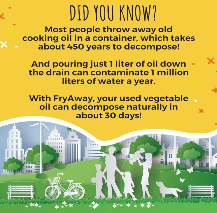 FryAway Cooking Oil Solidifier