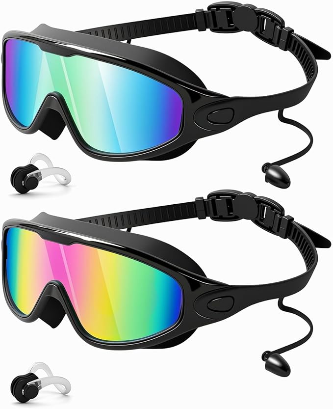 Wide View Anti Fog&UV Swimming Goggles UNISEX