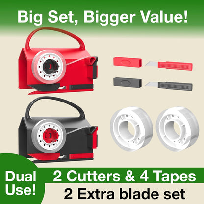 Wrapping Paper Cutter & Tape Dispenser