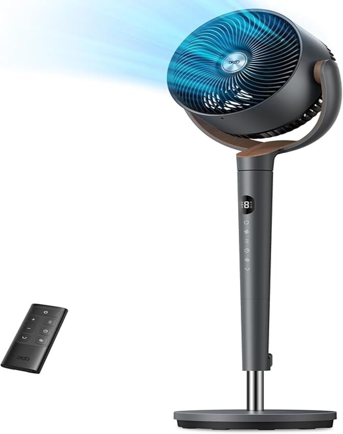 120° Oscillating Standing Fan