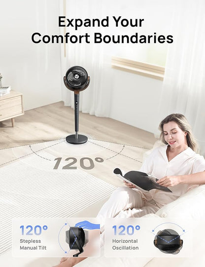 120° Oscillating Standing Fan