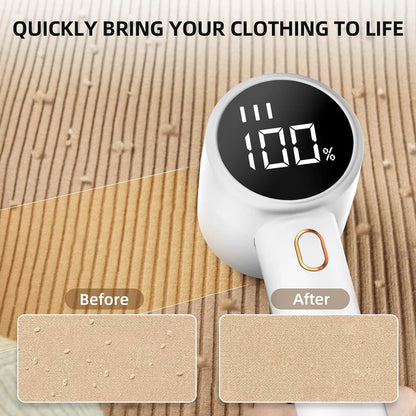 Rechargeable Fabric Shaver with LED Display