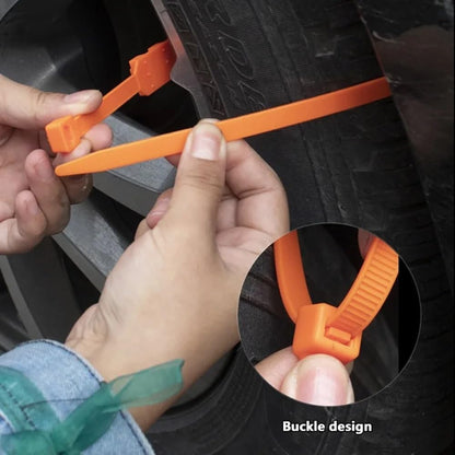 Universal Snow Tire Chain (10 Pcs)