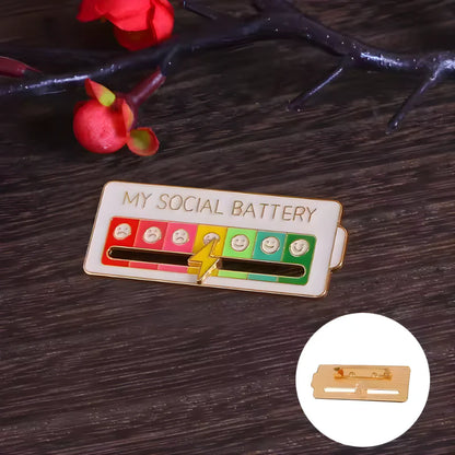 VibeMeter™ Social Battery Pin
