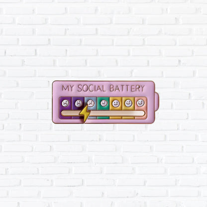 VibeMeter™ Social Battery Pin