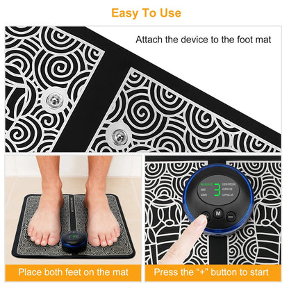 Electric Rechargeable Foot Massage Pad