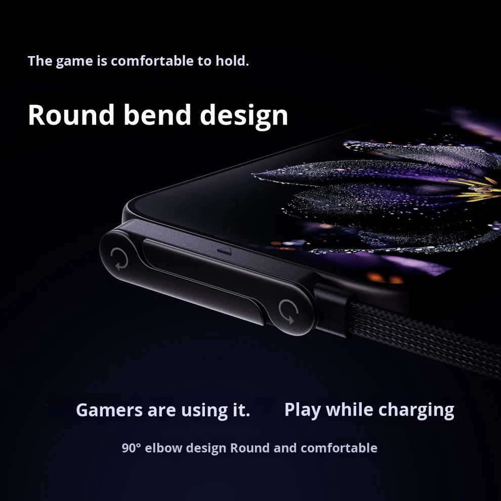 240W Charging Cable with Bracket Data Cable Type-C For Iphone and Samsung