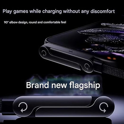 240W Charging Cable with Bracket Data Cable Type-C For Iphone and Samsung