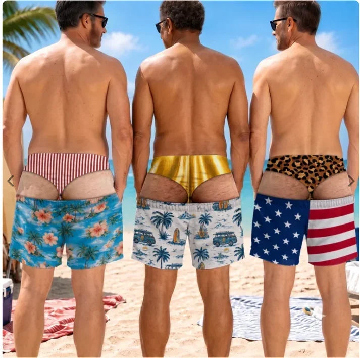 Patriot Prank Swim Trunks