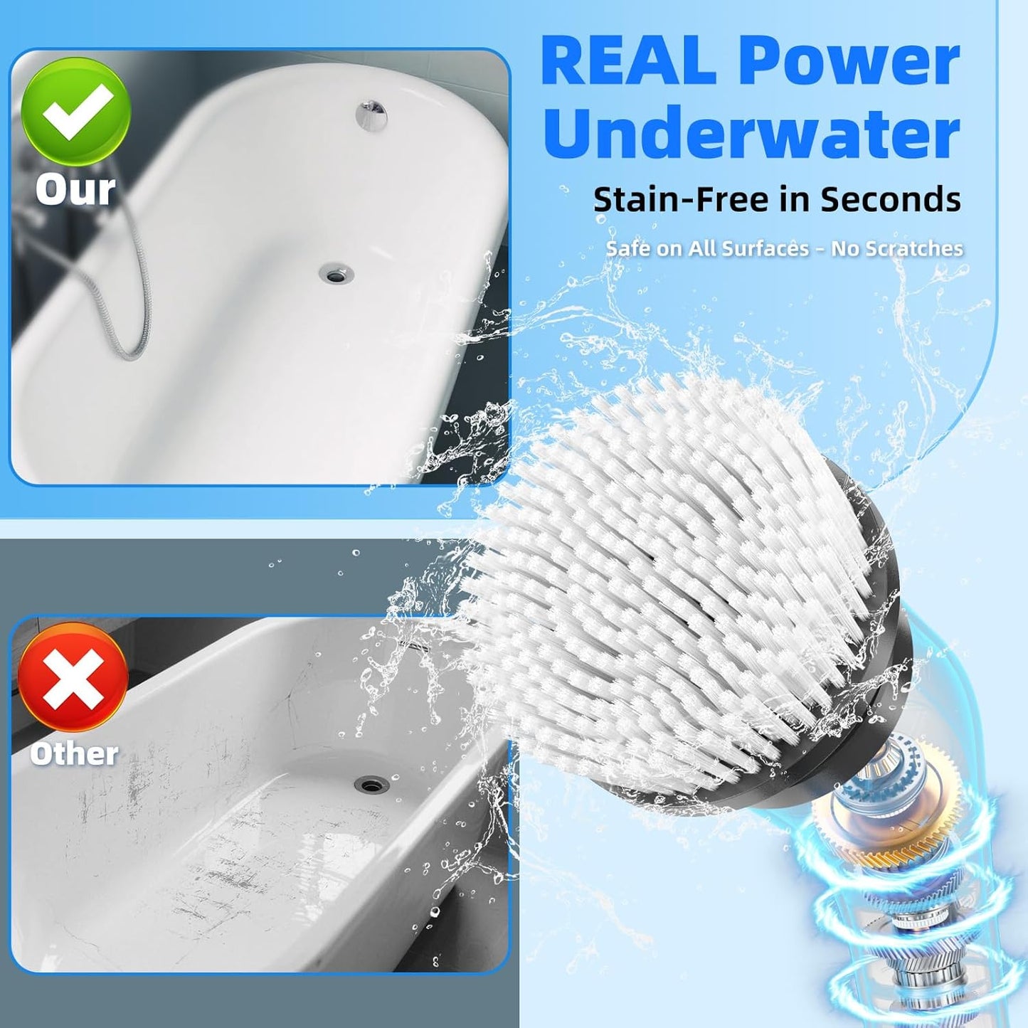 Electric Spinning Scrubber