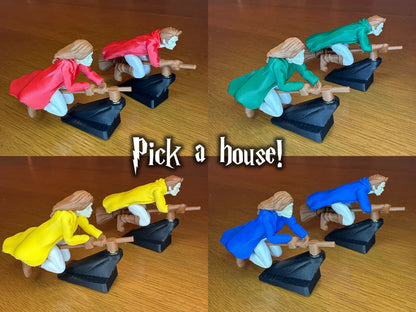 Wizard and Witch drift ornament