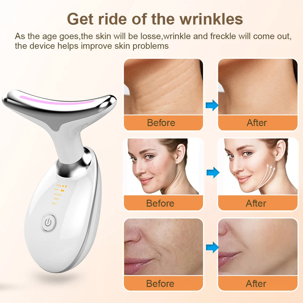 Facial Micro-current Neck Face Lifting Massager