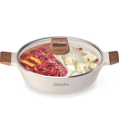 Dual Sided Nonstick Hot Pot