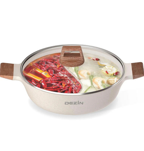 Dual Sided Nonstick Hot Pot