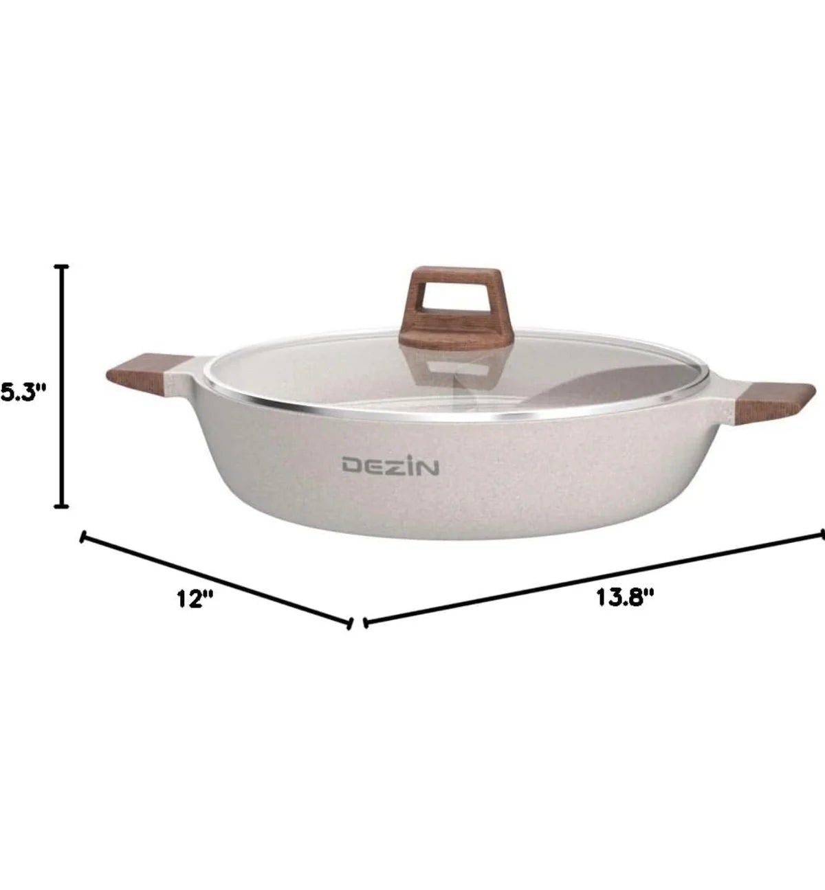 Dual Sided Nonstick Hot Pot