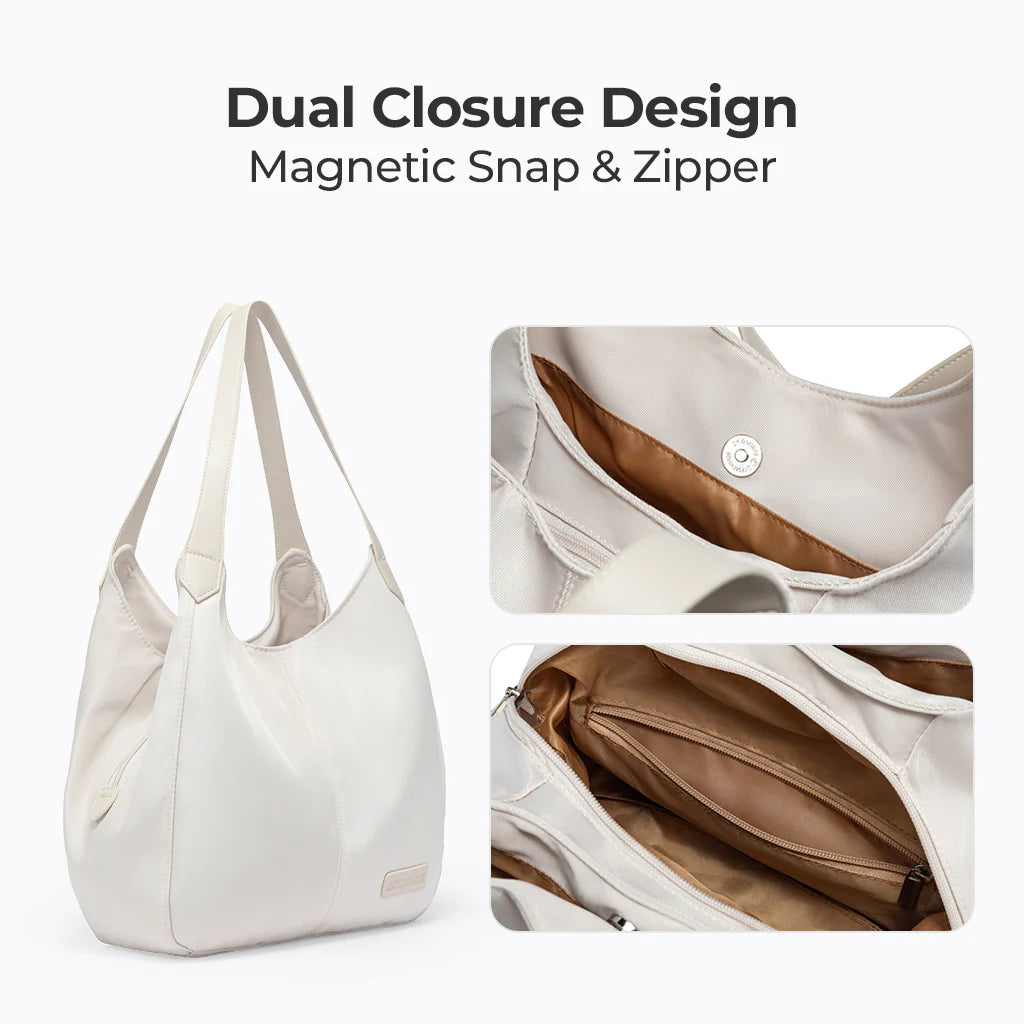 MURIOKI-Lily Daily Carry Bag for Women with Three Compartments