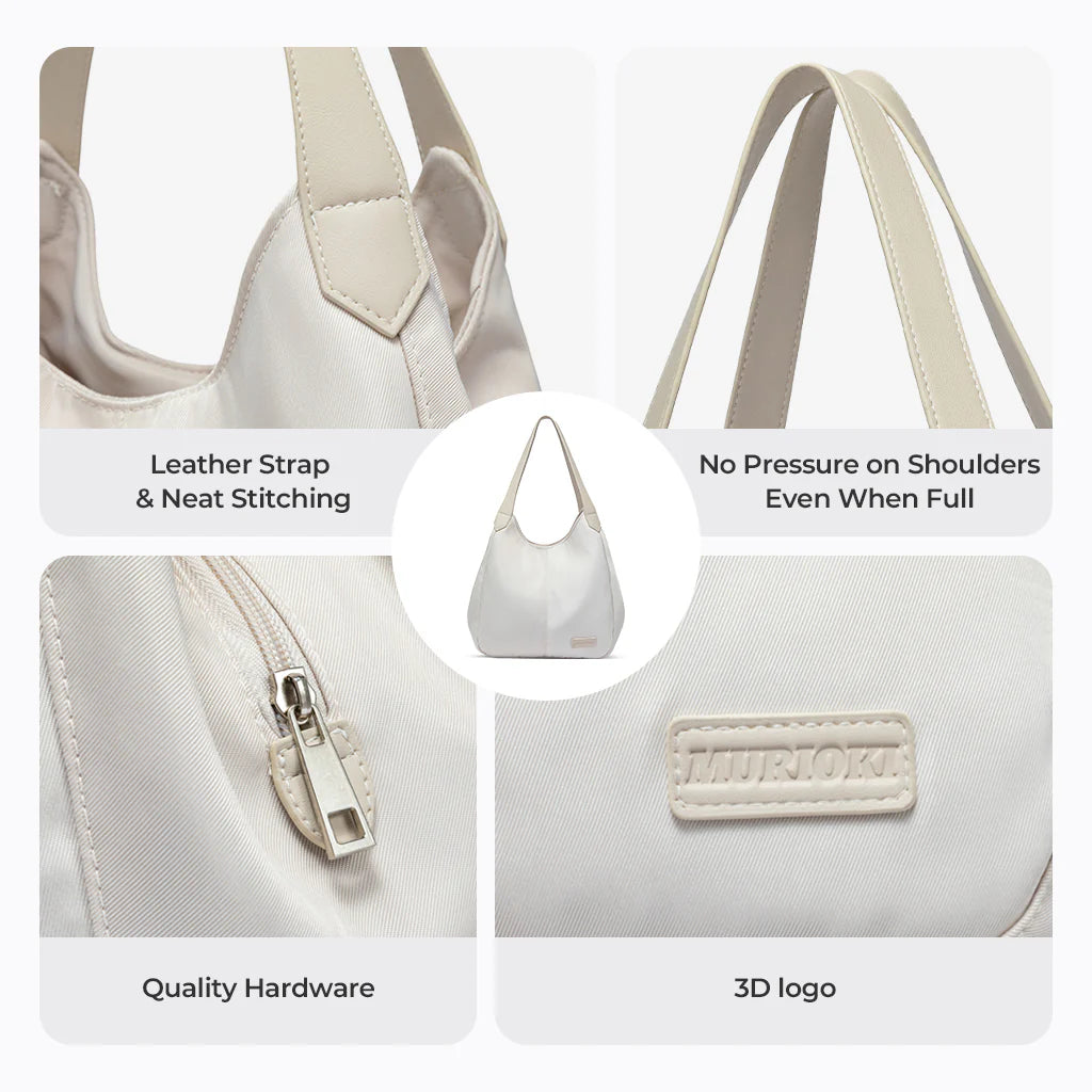 MURIOKI-Lily Daily Carry Bag for Women with Three Compartments