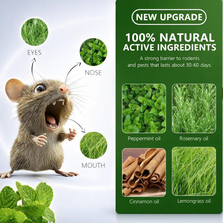 Natural Rodent Repellent Pods (12 pcs)