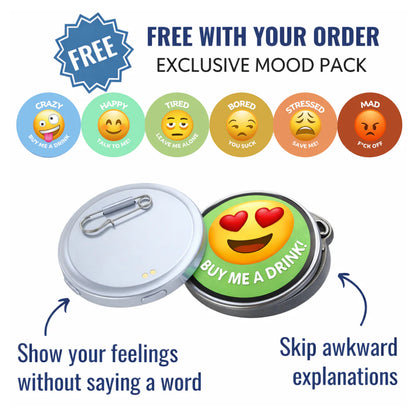 MemoPin - Mood Badge