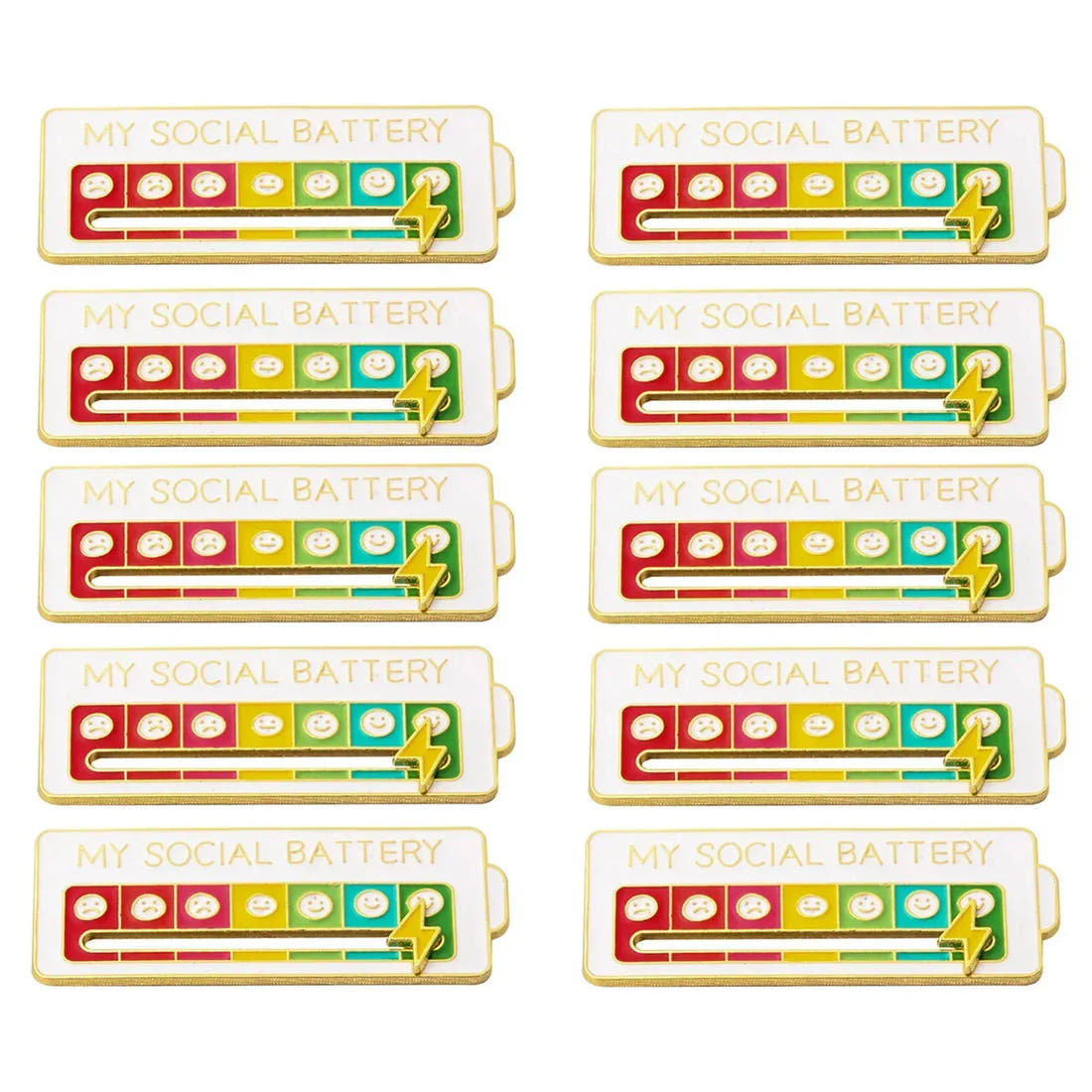 VibeMeter™ Social Battery Pin
