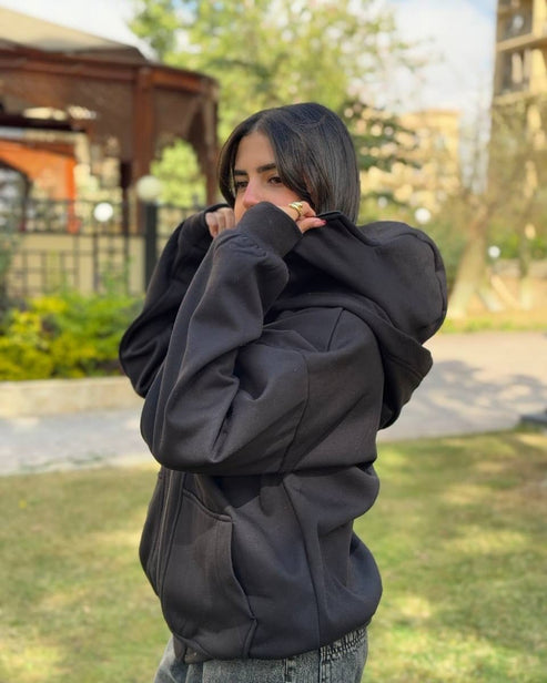 Balaclava Zip Hoodie – Unisex Hip Hop Jacket