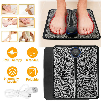 Electric Rechargeable Foot Massage Pad